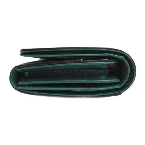 PATRICK COX 二つ折り財布 グレーとグリーン PATRICK COX 【60%OFF】【正規販売店】PATRICK リッチ BOX折り