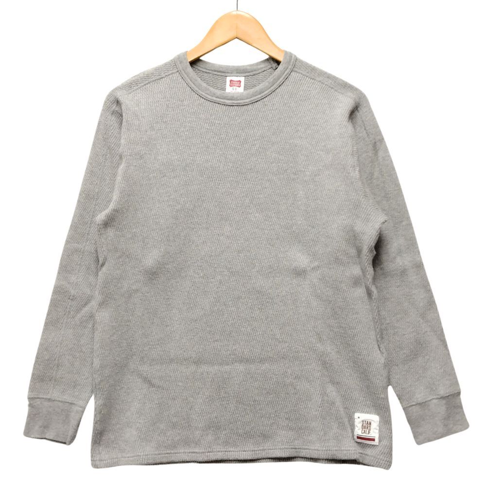 STANDARD CALIFORNIA スタンダードカリフォルニア ヘビーサーマルロング Tシャツ 長袖 グレー サイズ S 正規品 / B6492