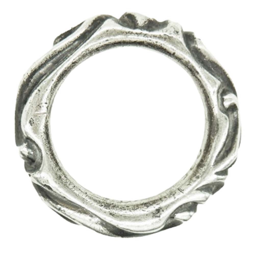 クロムハーツスクロールバンドリング17.5~18.0号 CHROME HEARTS クロムハーツ（原本無） SCRL BAND スクロールバンド