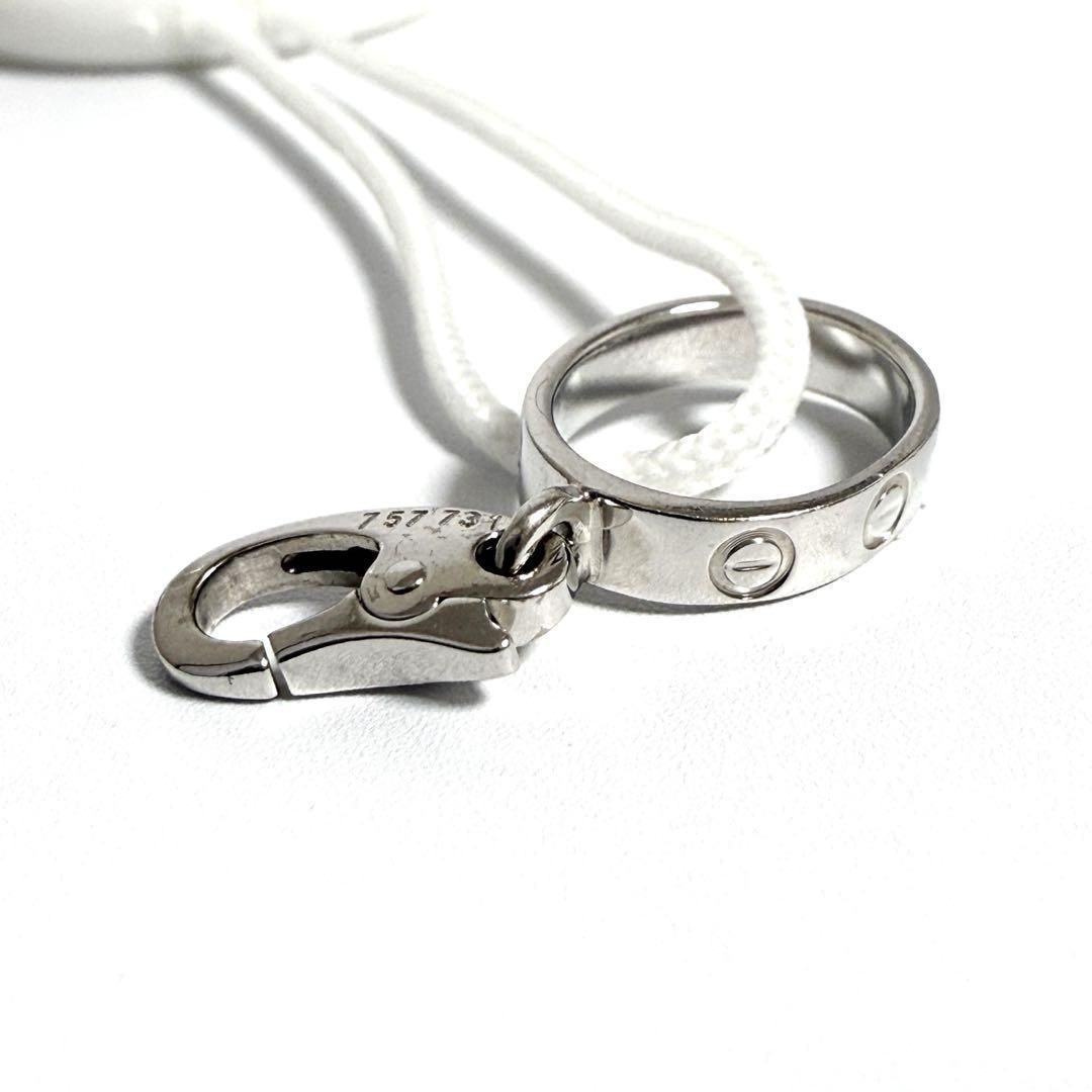 鑑定付】カルティエ ラブ ペンダント ネックレス チャーム K18