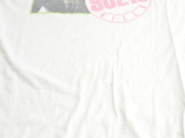 Beverly Hills 90210 Luke Perry Dillion Tシャツ 古着 ヴィンテージ Lサイズ ライトグレー メンズ used F-NEW313