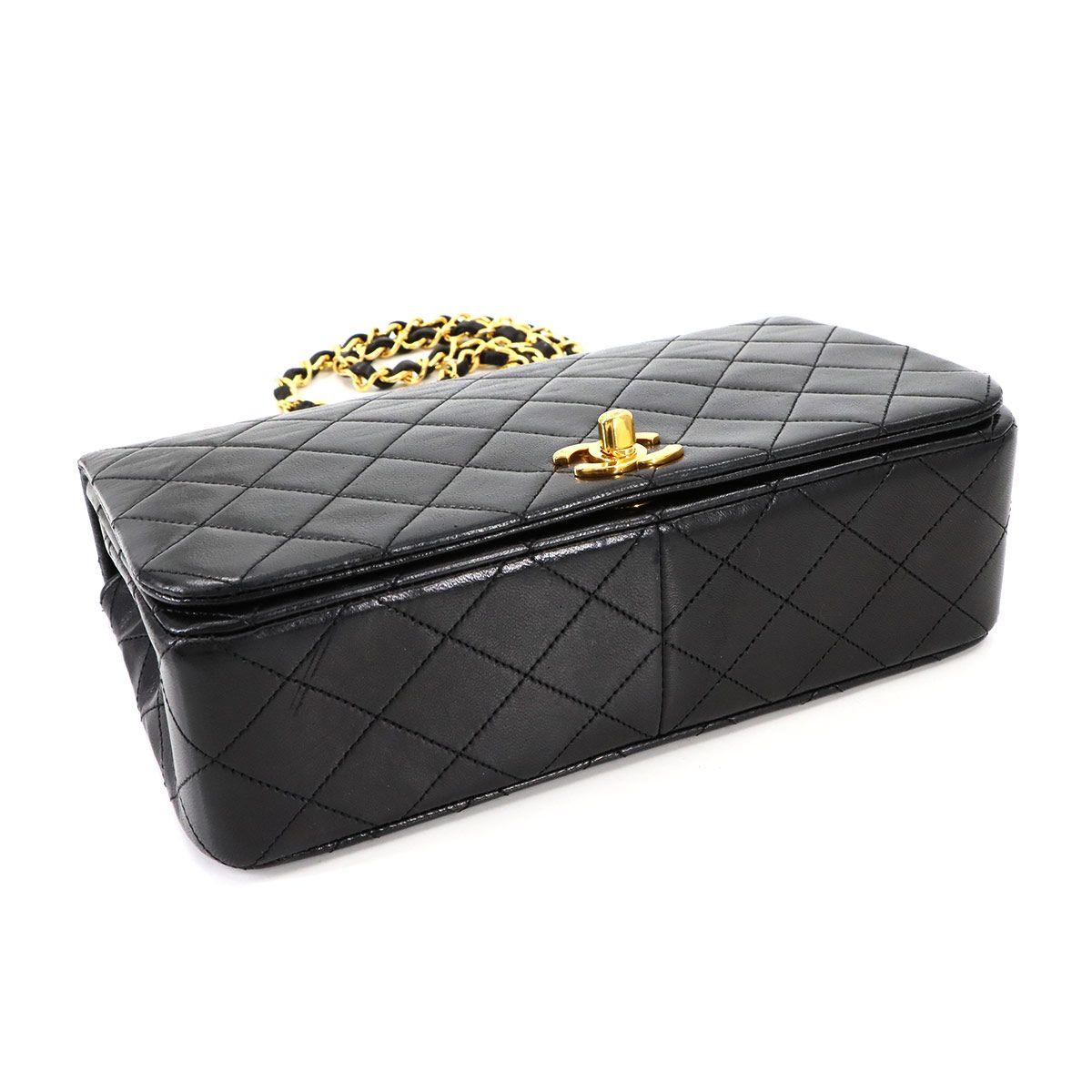 美品♡CHANEL マトラッセ チェーンショルダーバッグ ラムスキン CHANEL ラムスキン クロスボディー マトラッセ チェーン