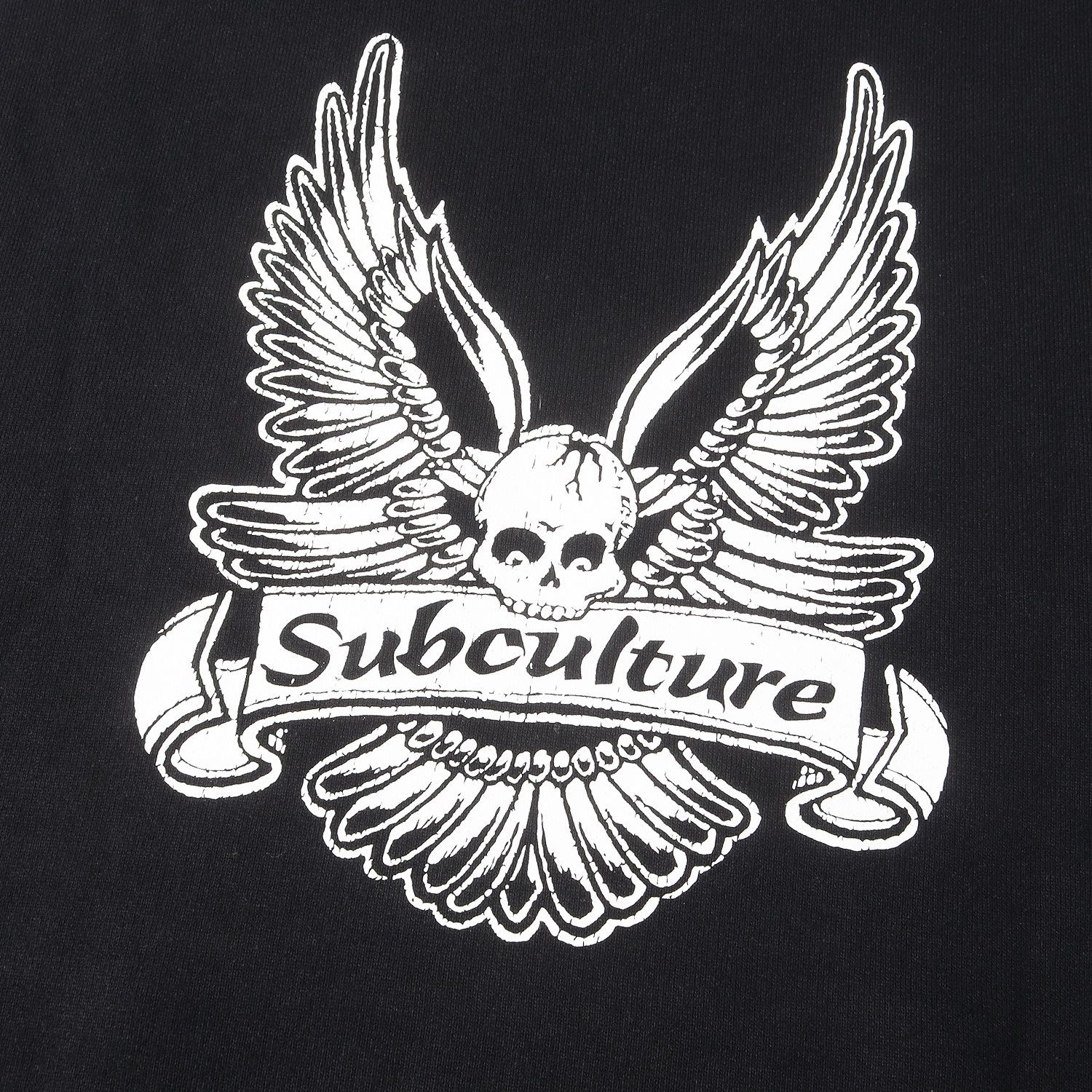 SUBCULTURE(サブカルチャー) EMBLEM EAGLE T-SHIRT BLACK 