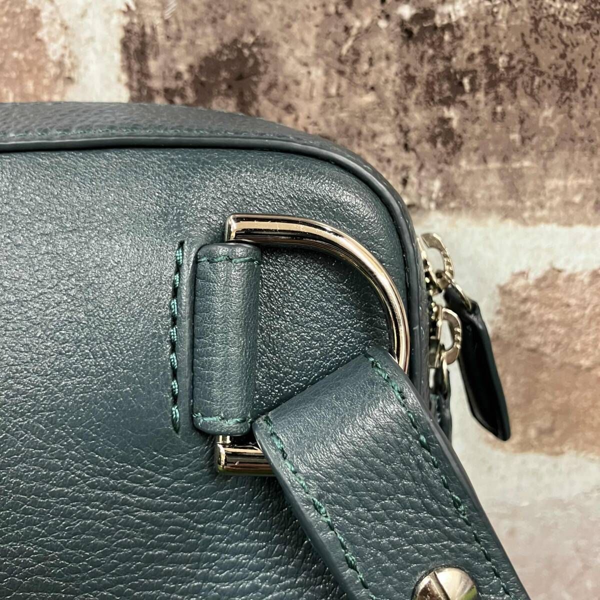 MOTHERHOUSE/マザーハウス/リニア2wayショルダー/グリーニッシュブルー