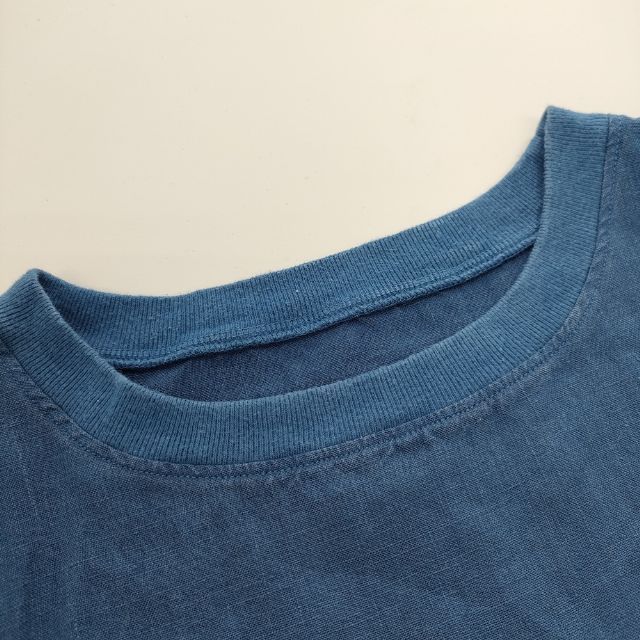 専用　中川政七商店　リネン 麻布Tシャツワンピース　ブルー ※写真の使用禁止です 中川政七商店 麻布Tシャツワンピース リネン ポケット付き 半袖