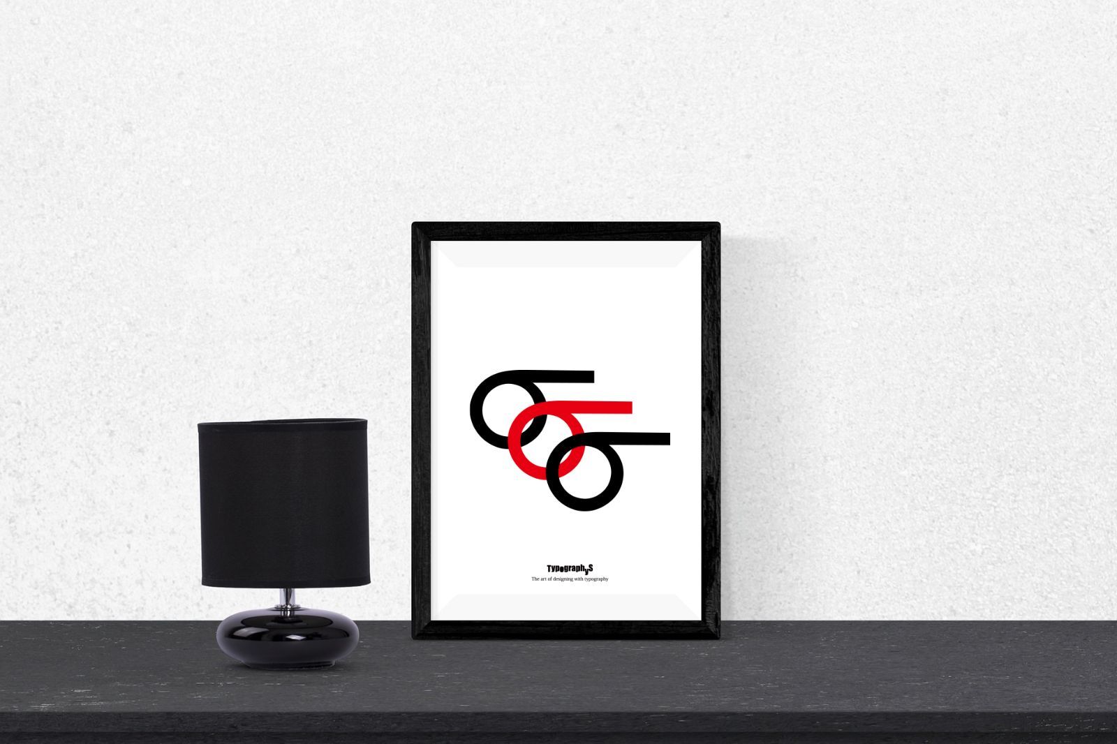 【A4】TYPOGRAPHYS アートポスター（A4サイズ）RD