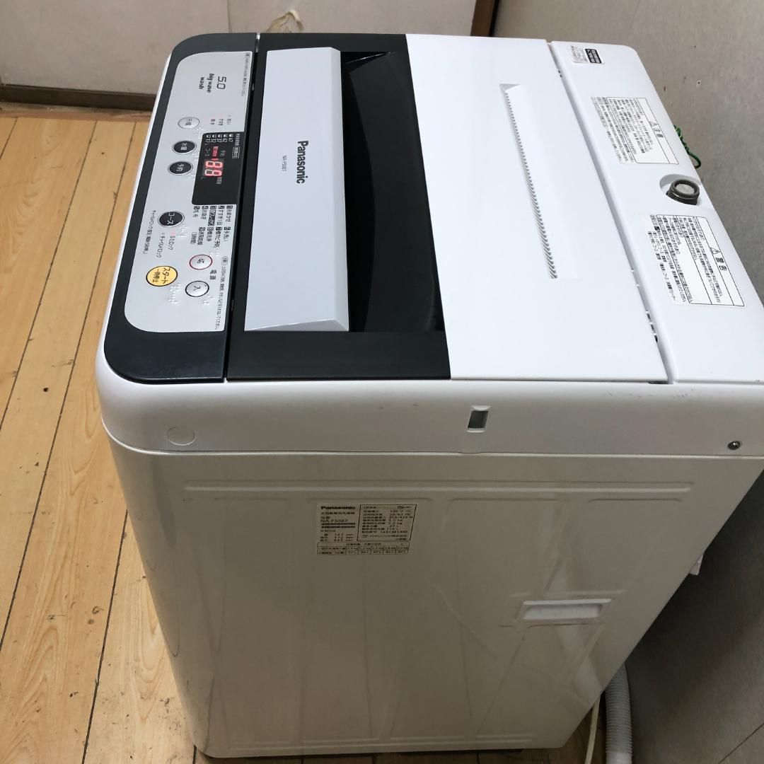 送料込 パナソニック全自動洗濯機5.0L（NA-F50B7) Panasonic 中古 5.0