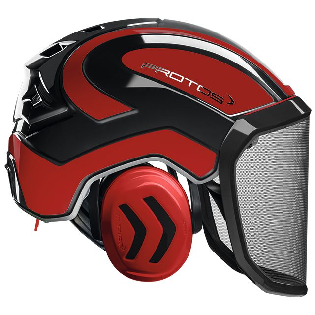 Pfanner PROTOS プロトス アーボリストヘルメット ブラック×レッド