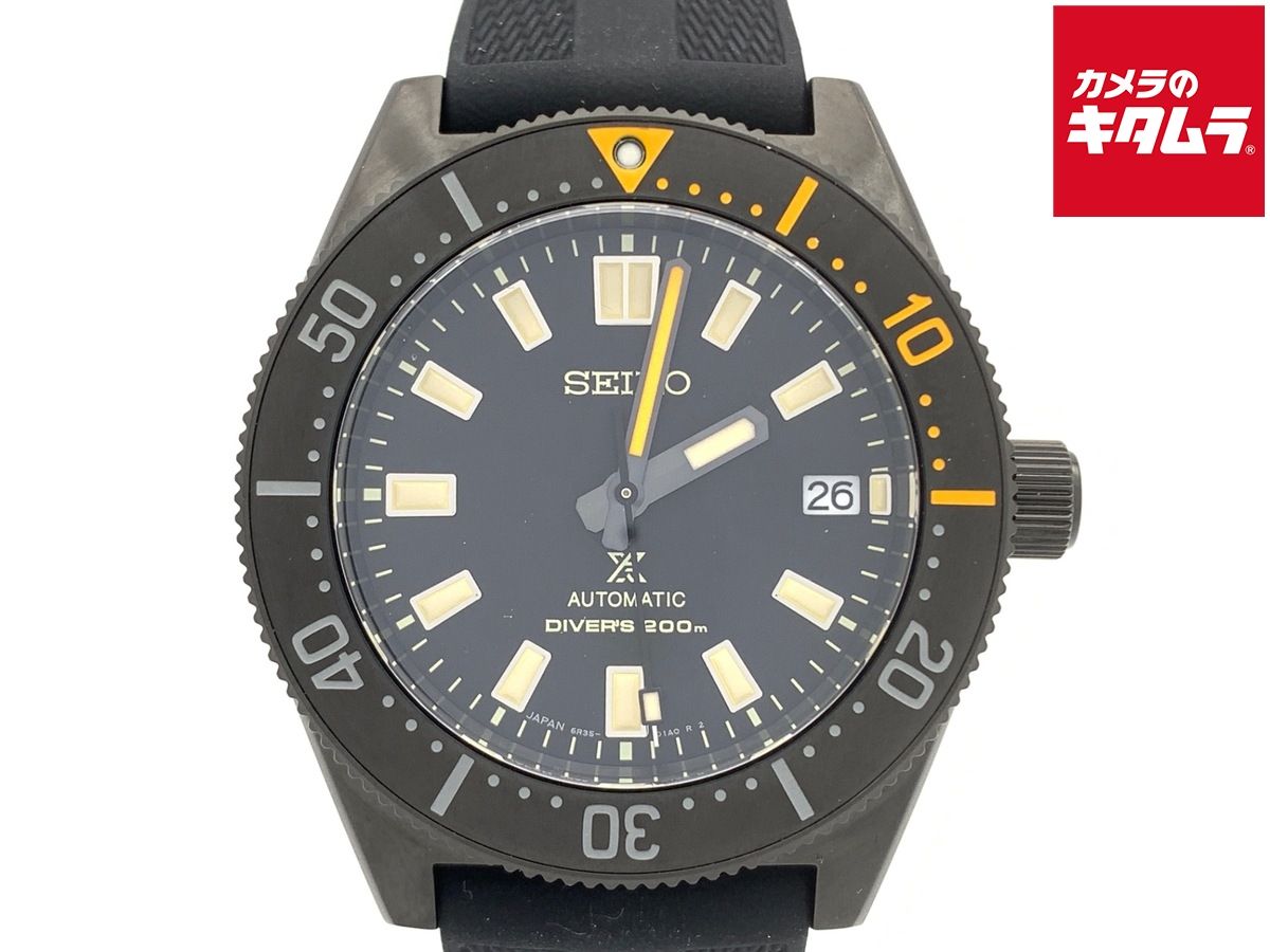 セイコー プロスペックス ブラック SBDC153|6R35-01T0 ステンレススティール