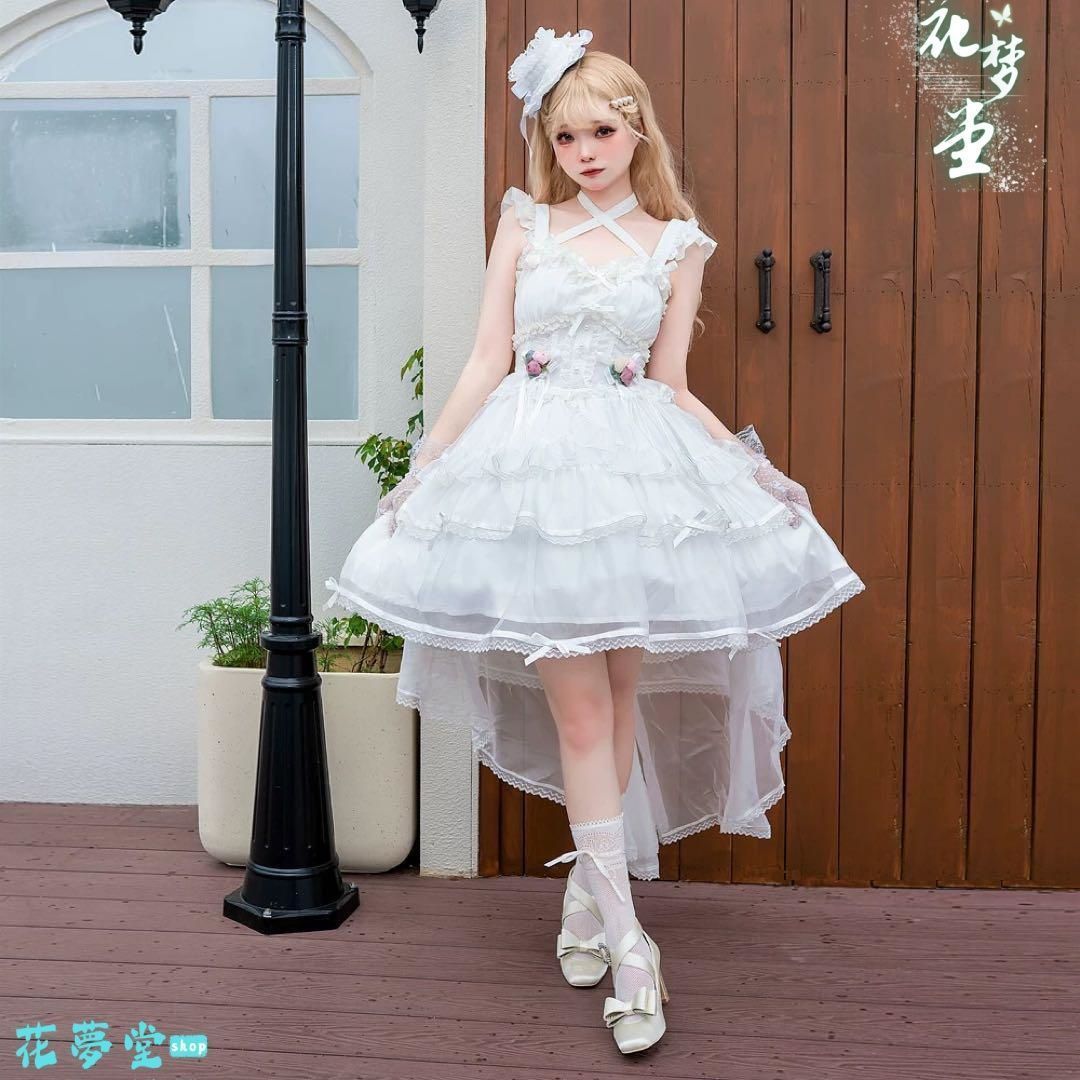 25年 ♥コスプレ ゴシック ロリータ~お出かけ用テールドレス フリル かわいい 撮影会 舞台 イベント 原野空間-87 WWW_NOITHATQUANGTHANH_NET