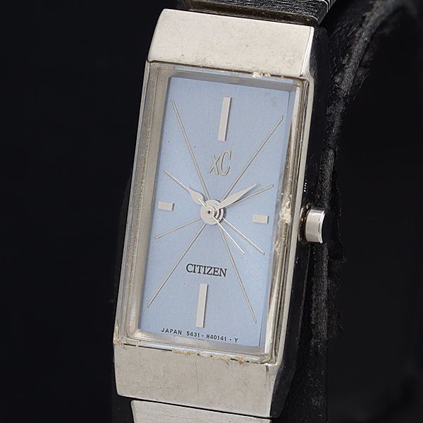 稼動 シチズン クロスシー QZ 青文字盤 5431-H23214 レディース腕時計 OGH 2000000 NSK