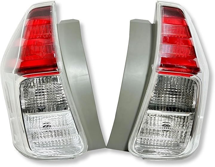 Lezalic トヨタ プリウス α|V テールランプ 81561-47272 81551-47272 ZVW40 ZVW41 前期 後期 US仕様 LED ライト レッド アルファ 社外品 左右セット