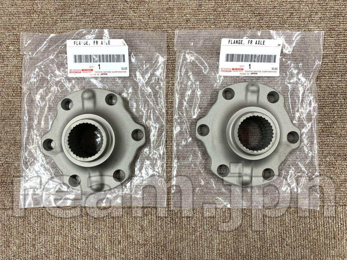 新品 80 ランドクルーザー フロントアクスル アウタシャフト フランジ 新品 トヨタ純正 80 ランドクルーザー ランクル フロントアクスル