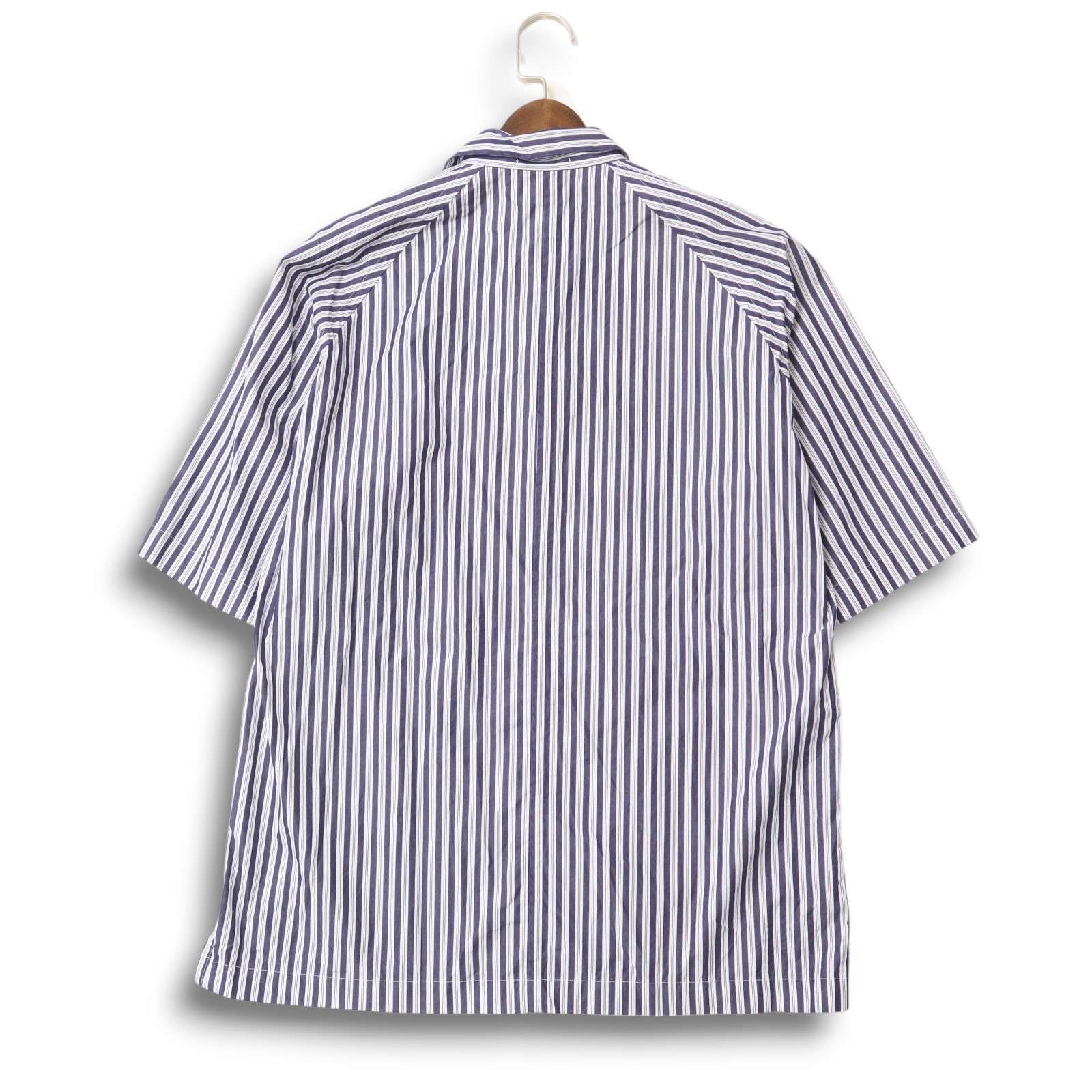 jil sander オーバー半袖シャツ　ストライプ jil sander オーバー半袖シャツストライプ