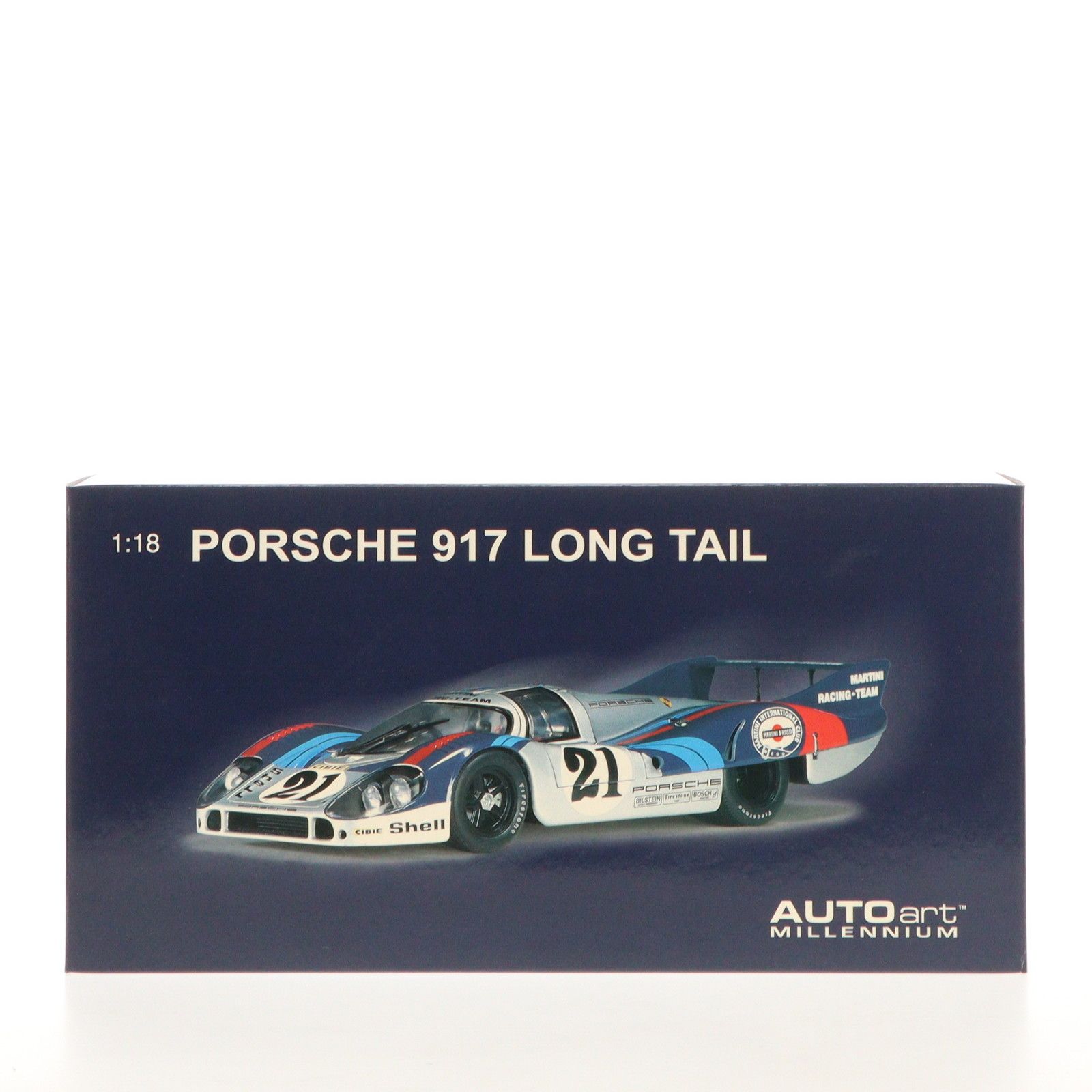 ミニカー Porsche 917L LEMANS RACING CAR 1971Shell 1/18 Porsche 917L LEMANS RACING CAR 1971 Shell #21(ホワイト×ブルー