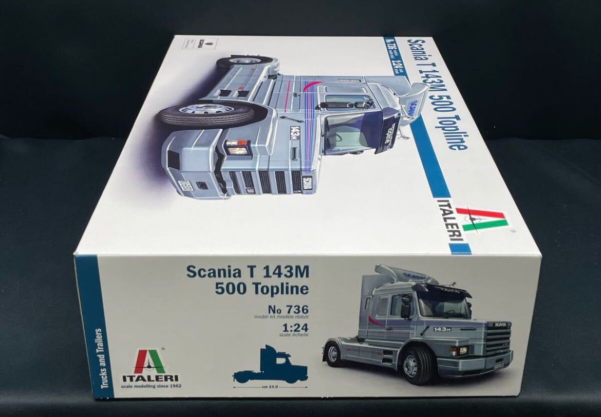 IT736 イタレリ 1／24 スカニア 143 M500 トップライン プラモデル 
