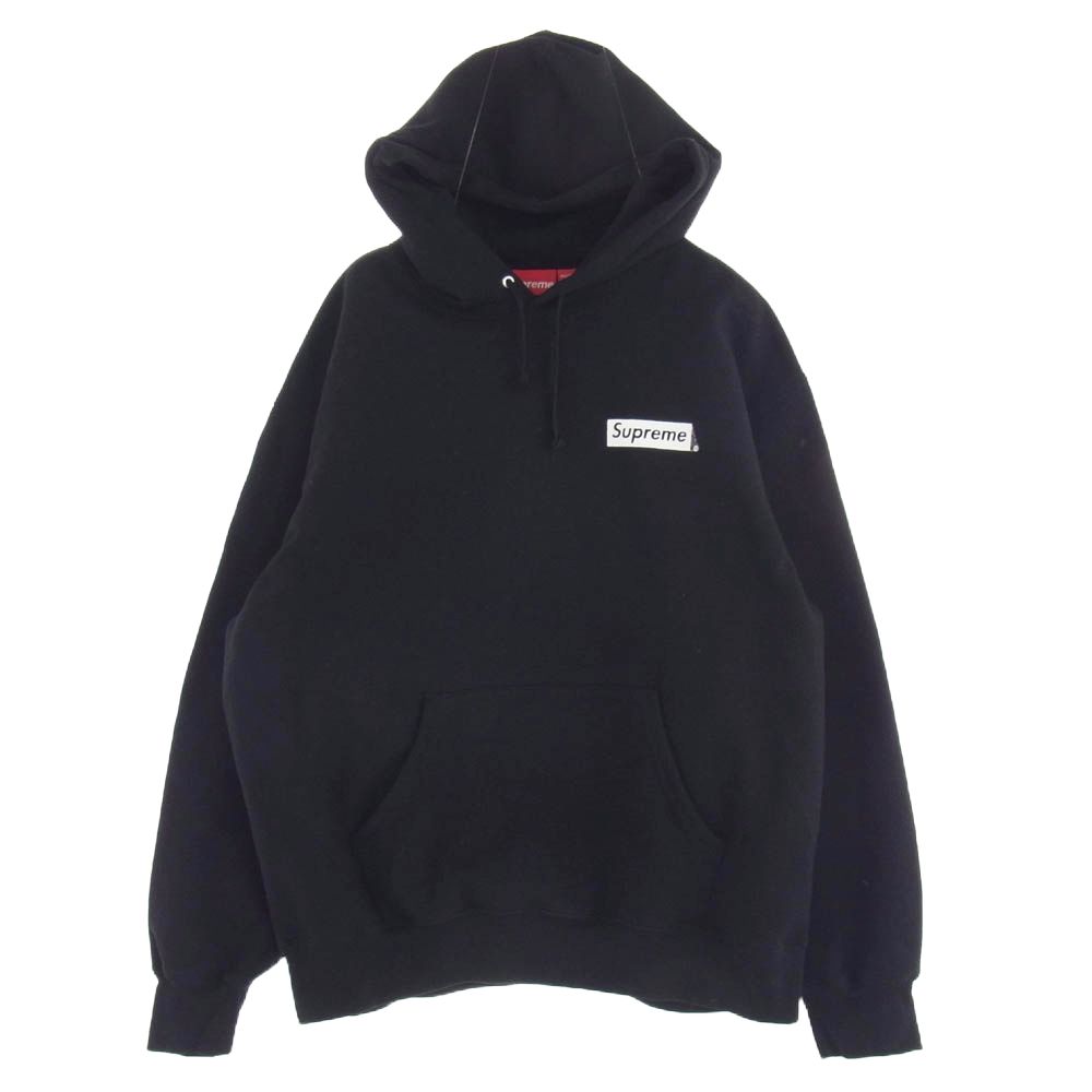 Supreme シュプリーム 23AW Catwoman Hooded Sweatshirt キャットウーマン フーデッド スウェット フーディ― パーカー ブラック系 L【中古】