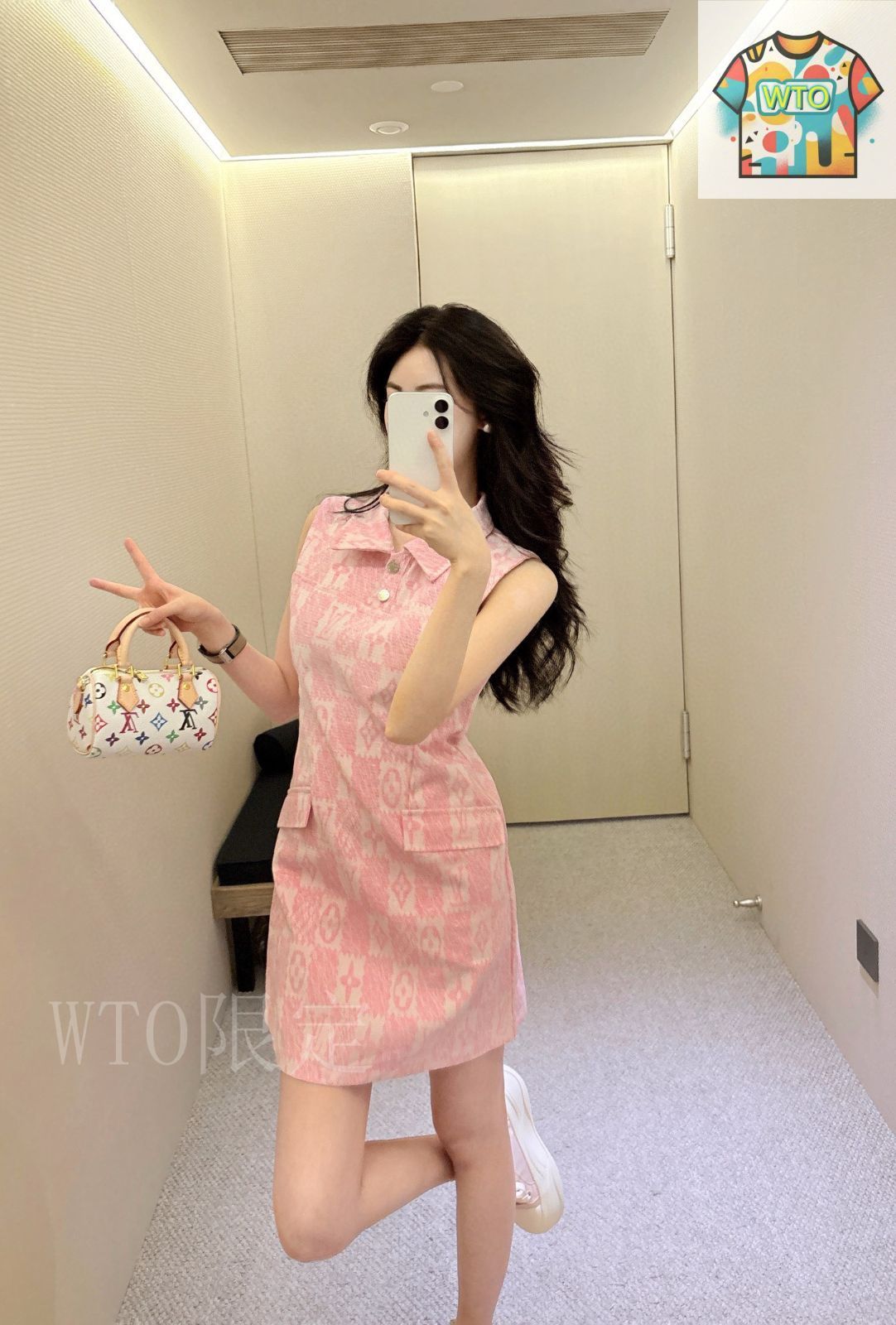 24SS新作LOUIS VUITTON フィン ジャカード ドレス　ルイヴィトン 24SS新作LOUIS VUITTON フィン ジャカード ドレス ルイヴィトン