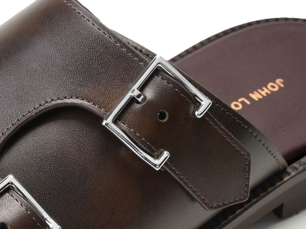 JOHN LOBB｜ジョンロブ BEACON PD レザーサンダル ダブルモンク - メルカリ