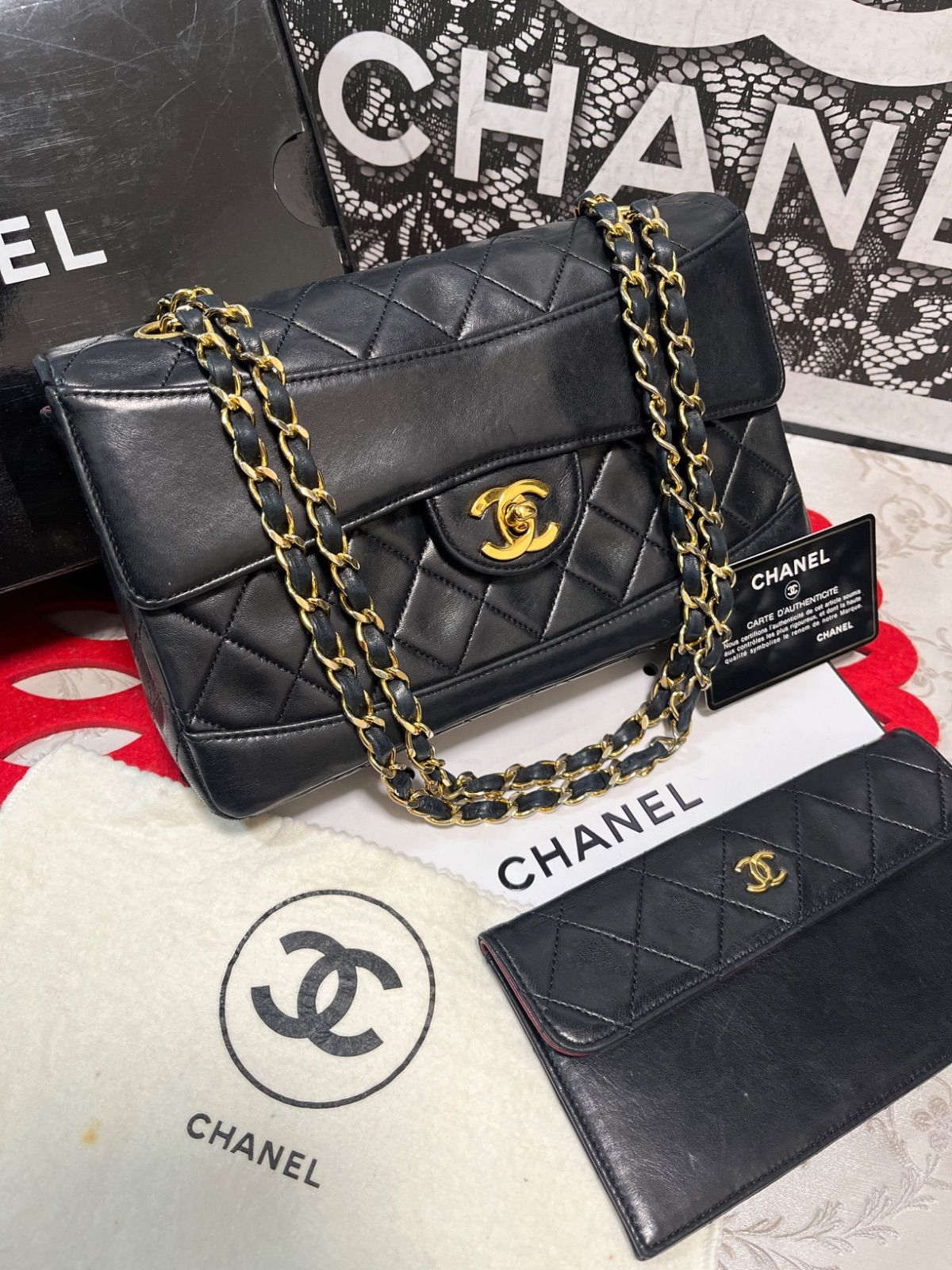 極上美品 CHANEL シャネル マトラッセ シングルフラップ ショルダー 70 極上美品 CHANEL シャネル マトラッセ シングルフラップ