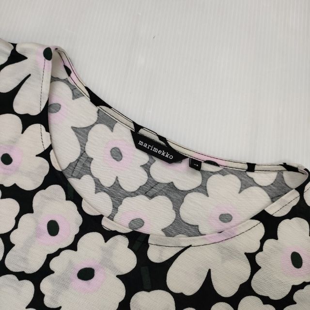 marimekko 新品 ウニッコ Unikko 五分袖 ドレス XS ワンピース