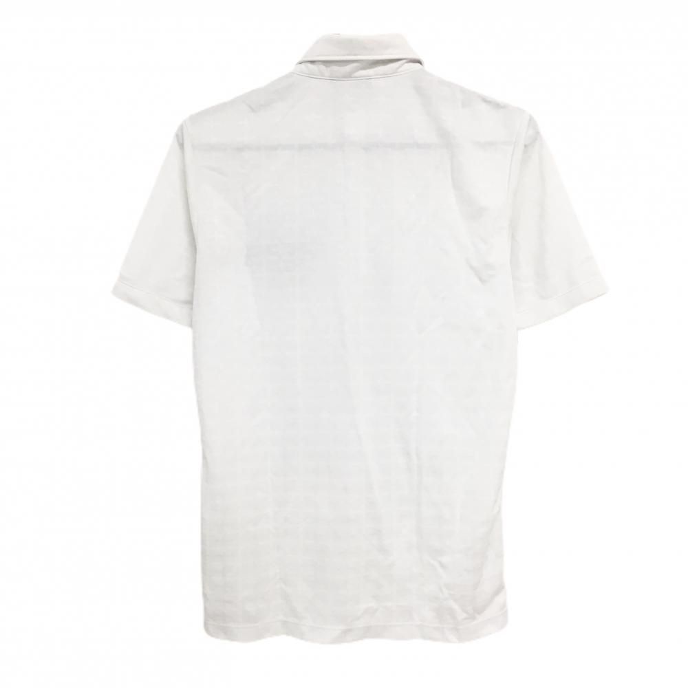 ☆SALE価格☆【美品】カッパ 半袖ポロシャツ 白 十字柄地模様