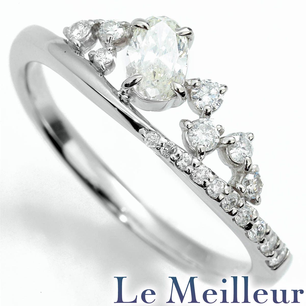 Pt900 ダイヤモンド2.011ct リング プラチナ #13 ダイヤモンド 0.246ct プラチナ Pt900 リング 指輪 13号 中古