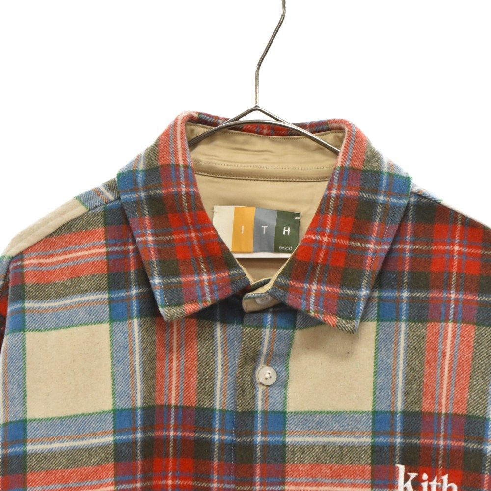 KITH (キス) Check Plaid Ginza pyre チェックシャツ KHM030320 - メルカリ