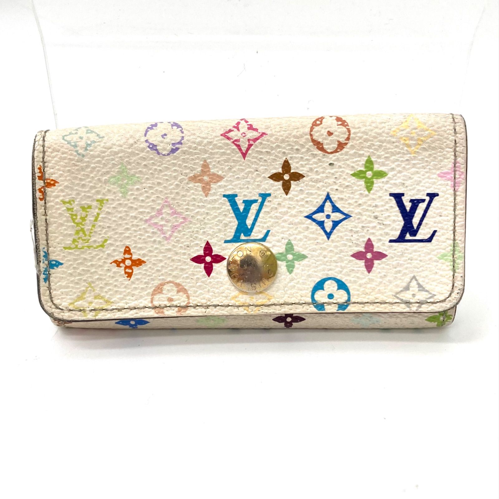 【値下げ】Louis Vuitton マルチカラー 4連キーケース LOUIS VUITTON】ルイヴィトン 4連キーケース マルチカラー