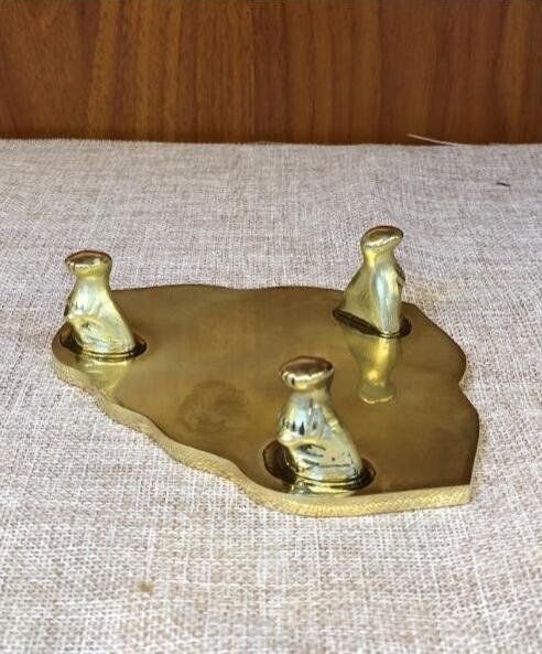 お土産 密教法具 寺院仏具 上品 金剛盤 仏具 真鍮製 磨き仕上げWP売れ筋商品929