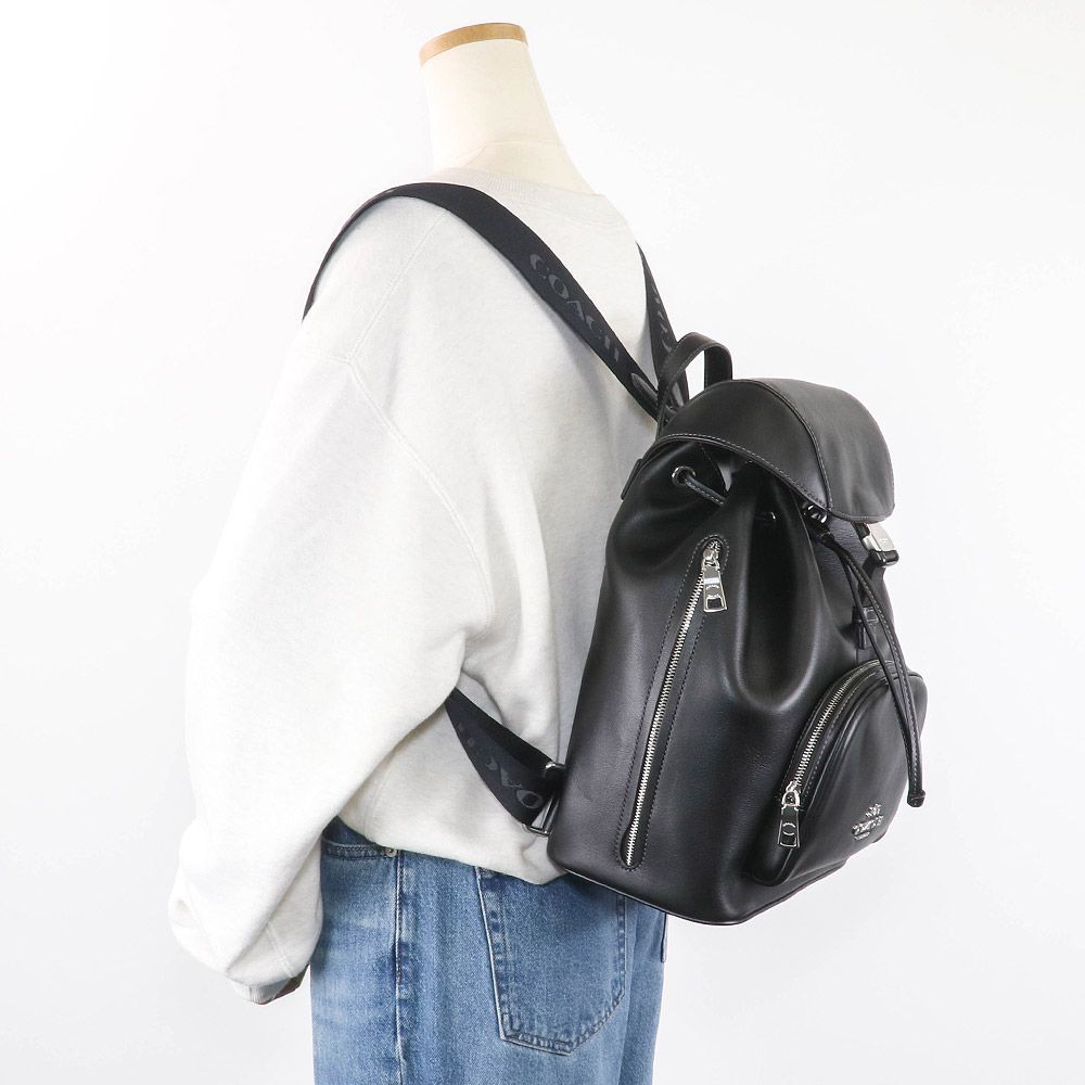 コーチ COACH バッグ リュックサック CT811 SVBK レザー 革 