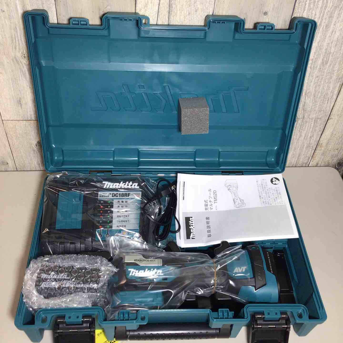 ♥品 マキタ makita コードレス マルチツール TM52DRG バッテリー-充電器付 フルセット 純正 純正品 戸田店 NOITHATQUANGTHANH_NET