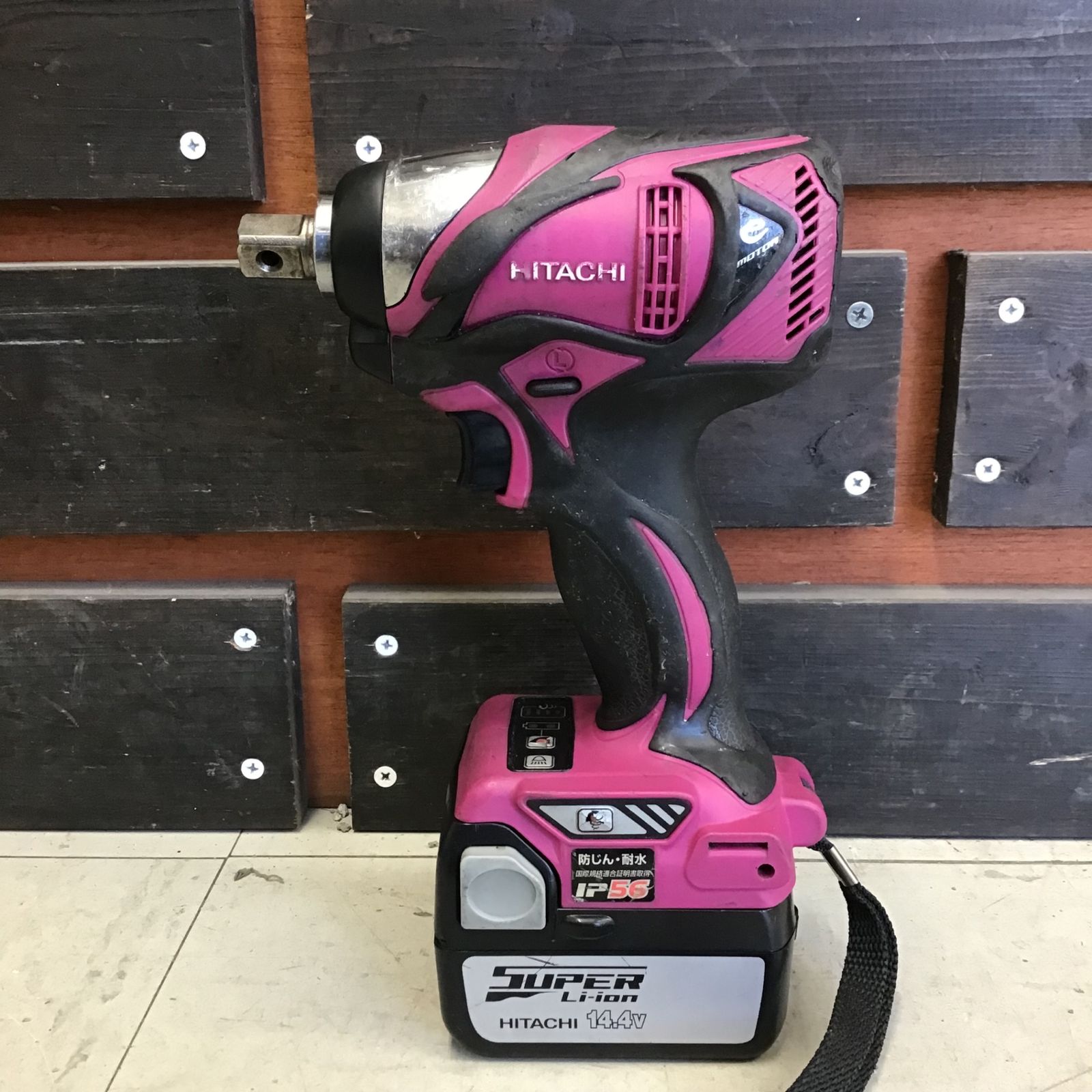 〇HiKOKI(旧日立工機) 14.4V コードレスインパクトレンチ 充電式