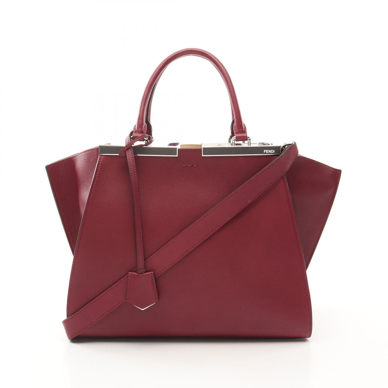 フェンディ トロワジュール 美品 FENDI トロワジュール ハワイ限定色 バイカラー フェンディ