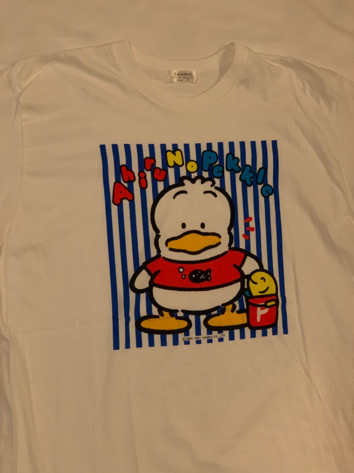 90s SANRIO “Ahiru No Pekkle” S/S Graphic T-Shirt サンリオ あひるの 