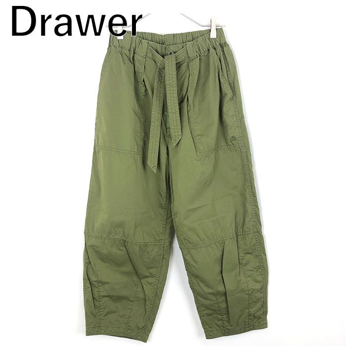 Drawer コットンシルク カーゴパンツ 36 ドゥロワー Drawer コットンシルク カーゴパンツ 36 ドゥロワー