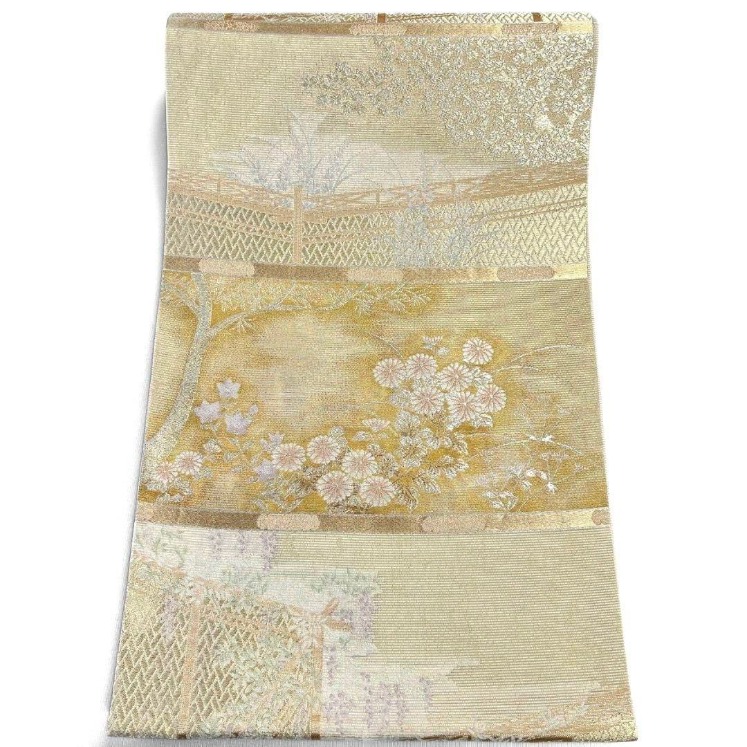 喪服色紙重ね流線花模様桔梗楓菊花着物051t