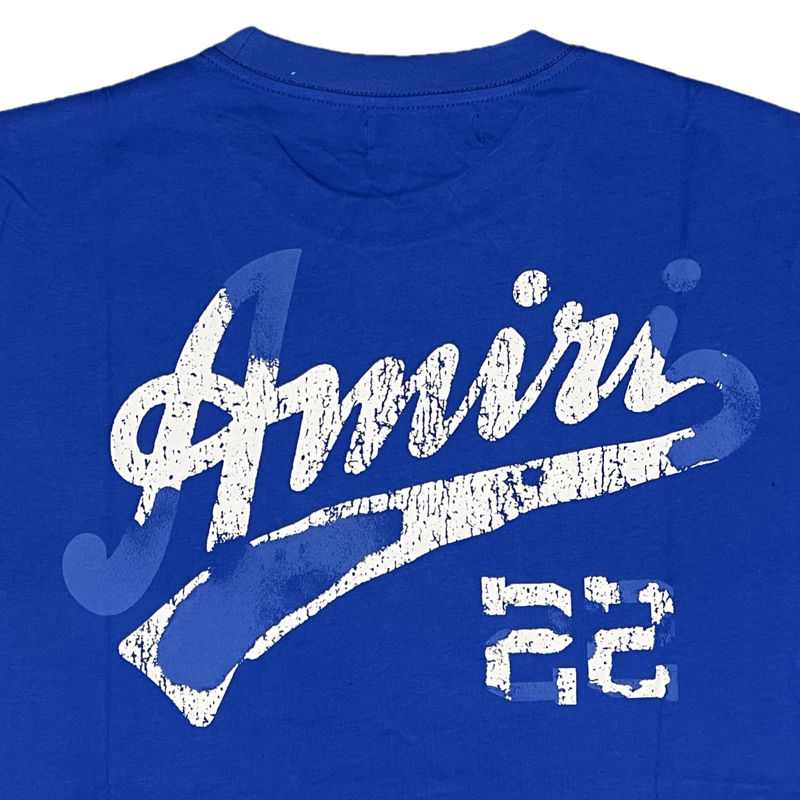 AMIRI アミリ 22 JERSEY Tシャツ ブルー - メルカリ