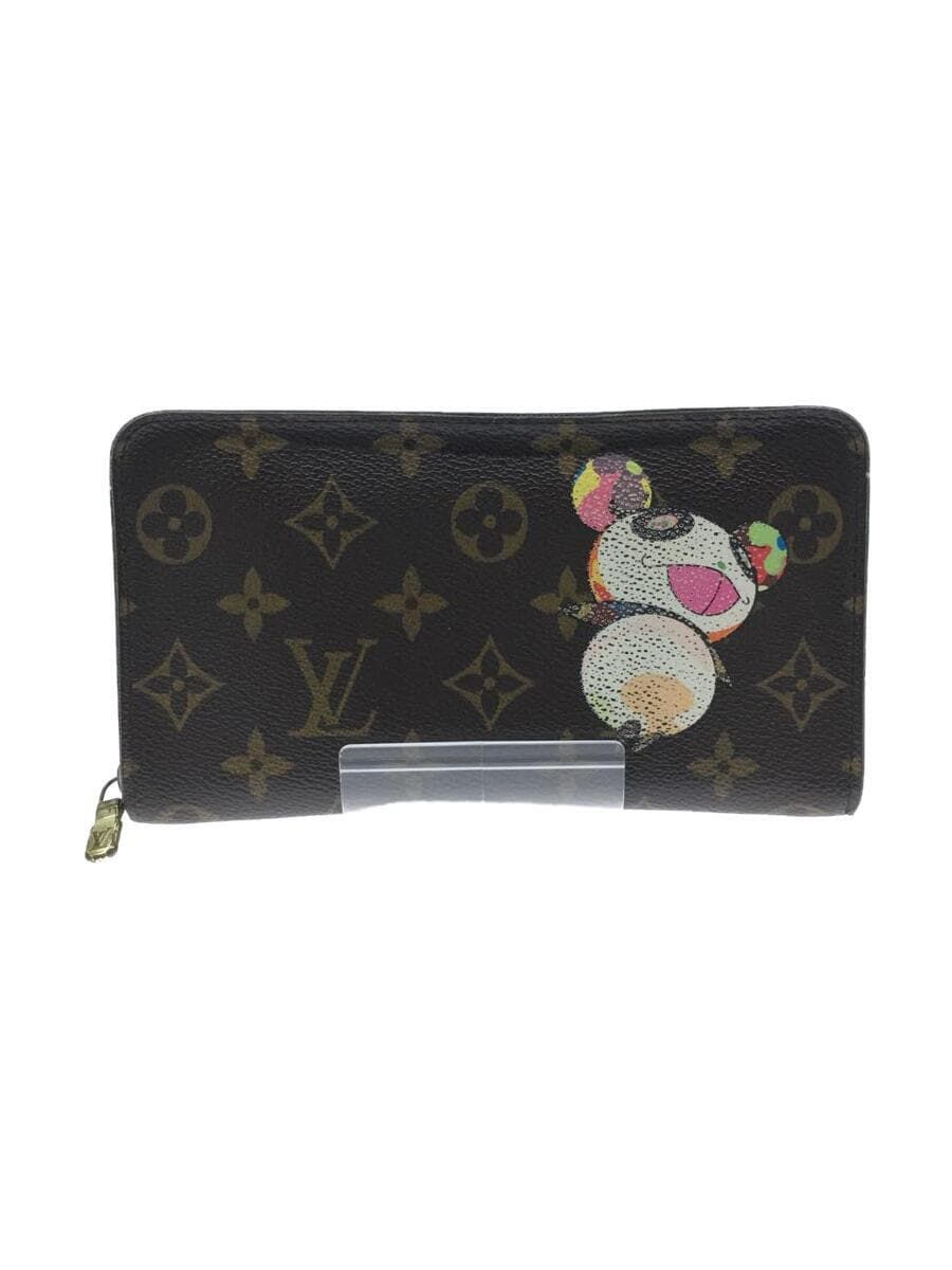 LOUIS VUITTON ルイヴィトン M61729 ポルト・モネ・ジップ_モノグラム・パンダ_BRW PVC ブラウン - メルカリ