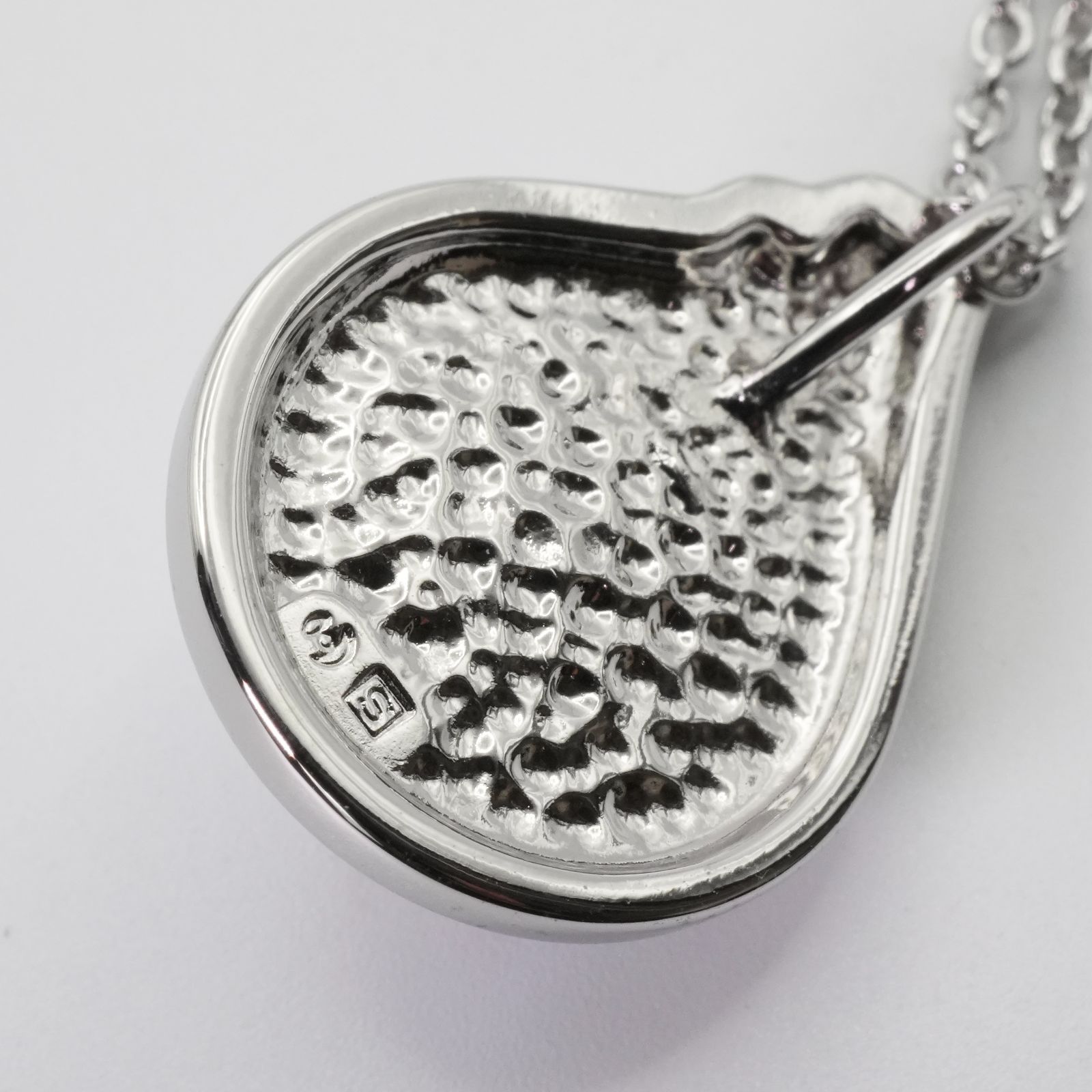 美品 田崎真珠 シルバー マベパール ネックレス 真珠 雫/25-1885S  