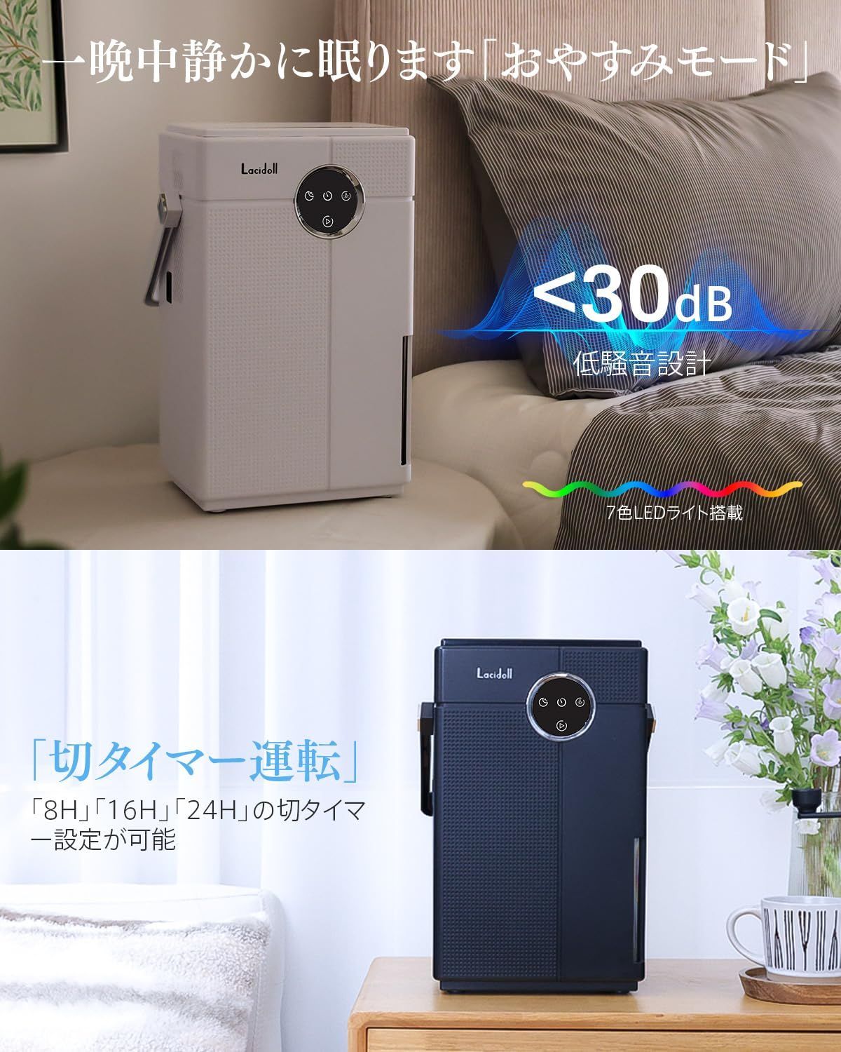 脱臭 強力除湿量1L|日