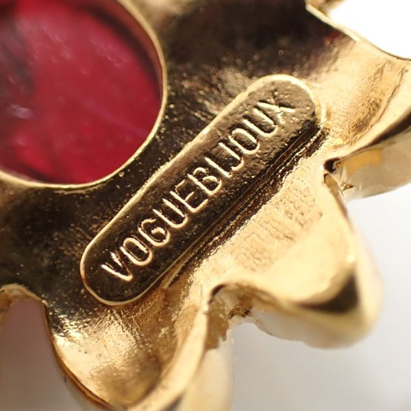 ヴォーグビジュ❤️VOGUEBIJOUX❤️マルチストーン カボションブローチ ヴォーグビジュ❤️VOGUEBIJOUX❤️マルチストーン カボション