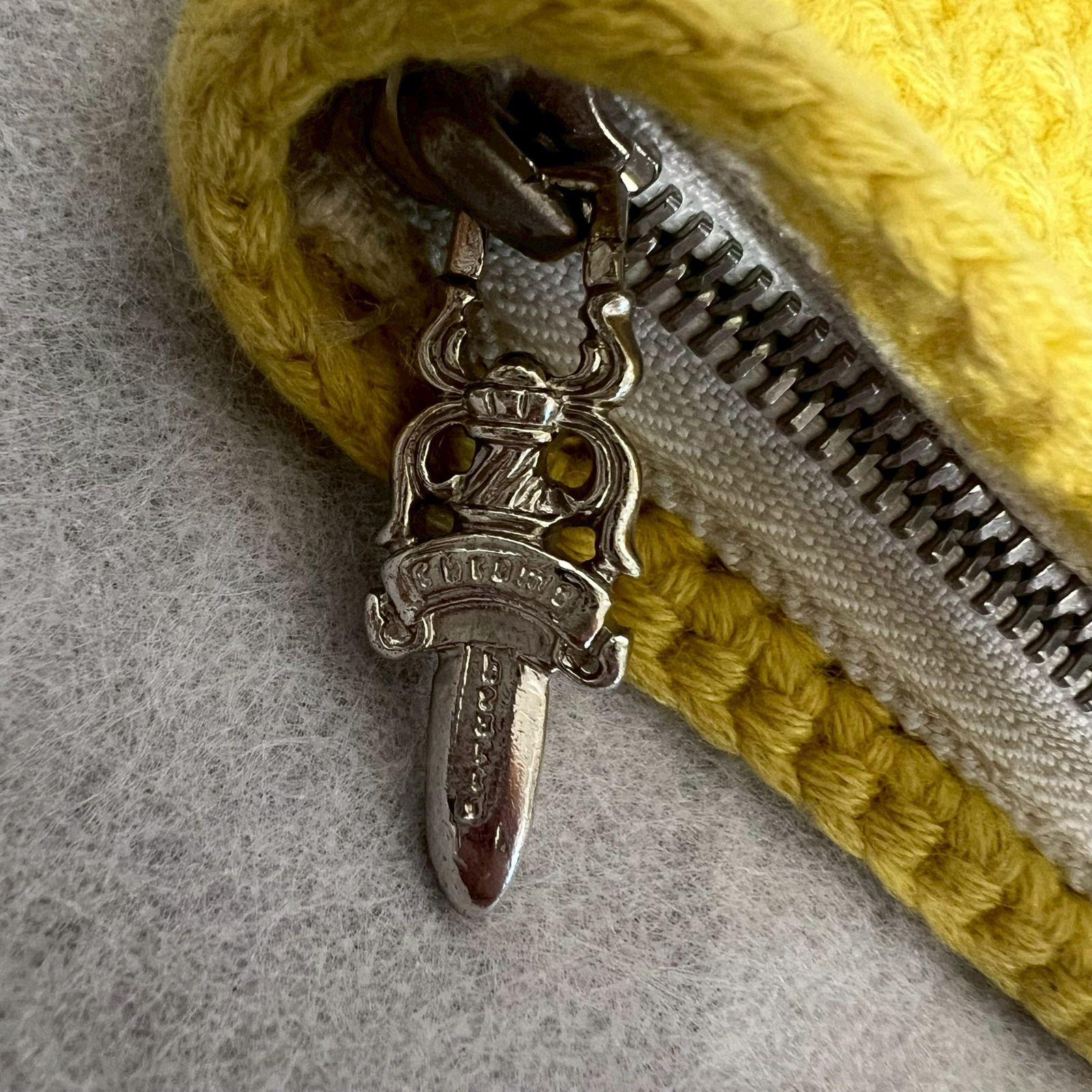 非売品】CHROME HEARTS クロムハーツ ジッパーチェンジパース黄色