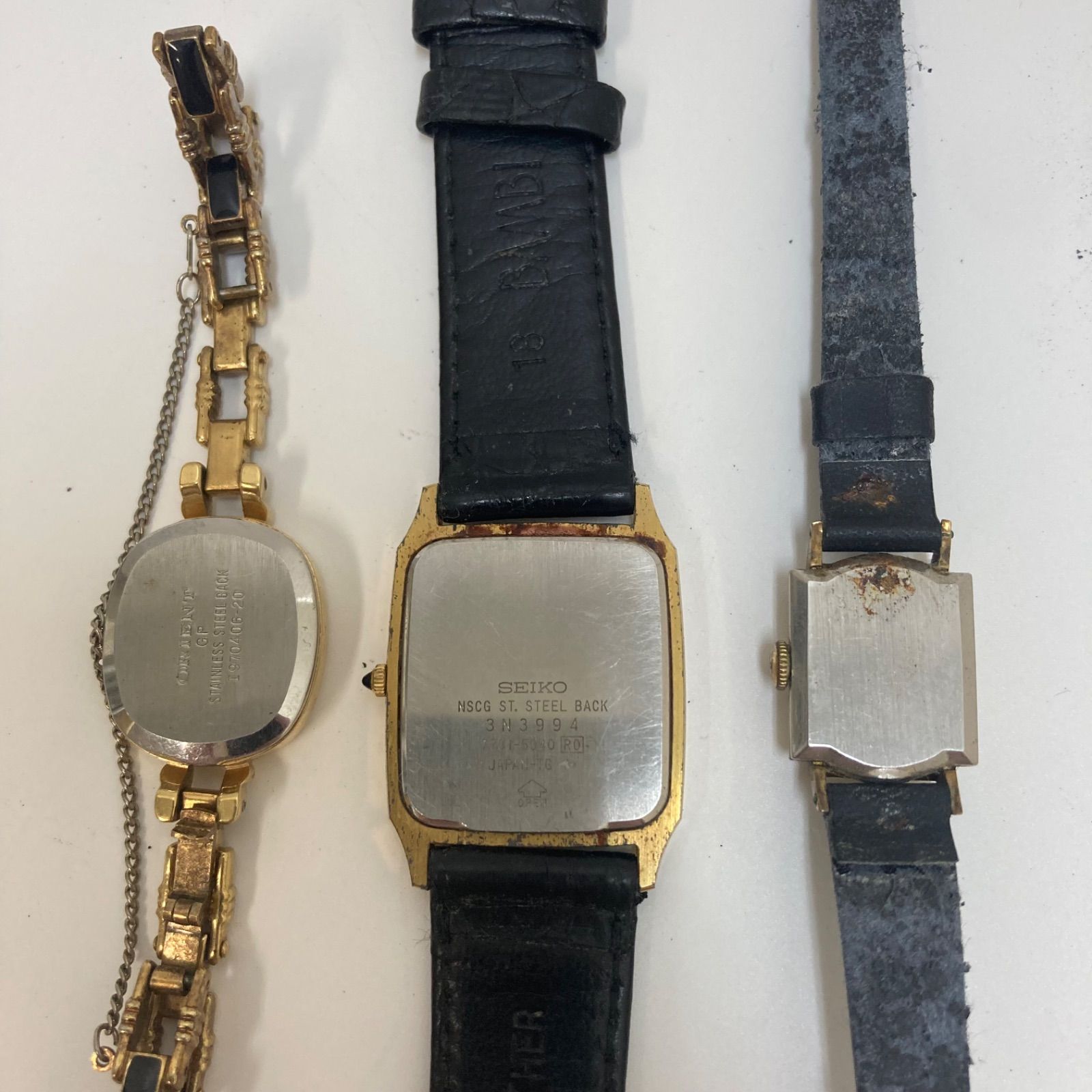 クォーツ時計 3本セット SEIKO DOLCE DIOR TISSOT クォーツ時計 3本セット SEIKO DOLCE DIOR TISSOT（Jam Tangan