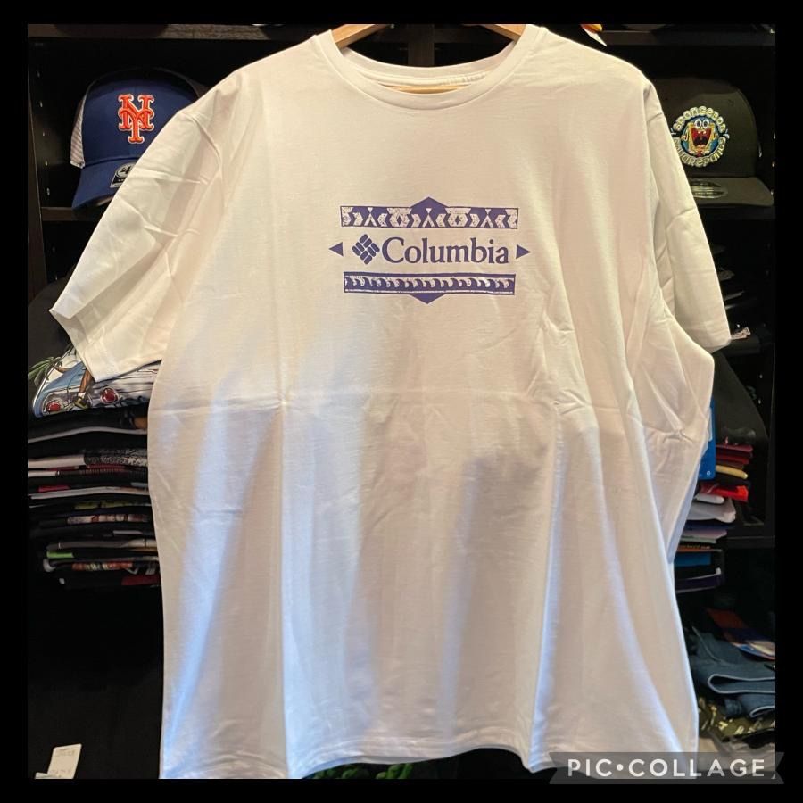 Columbia エクスプロアーズキャニオンバックショートスリーブTシャツ Explorers Canyon Back SS Tee White XLサイズ