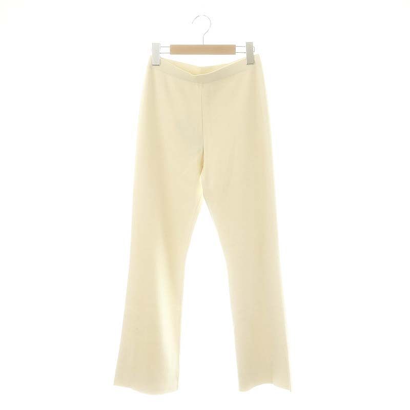 ボーダーズアットバルコニー BORDERS at BALCONY RAYON KNIT PANTS パンツ 36 S ホワイト |SY OS