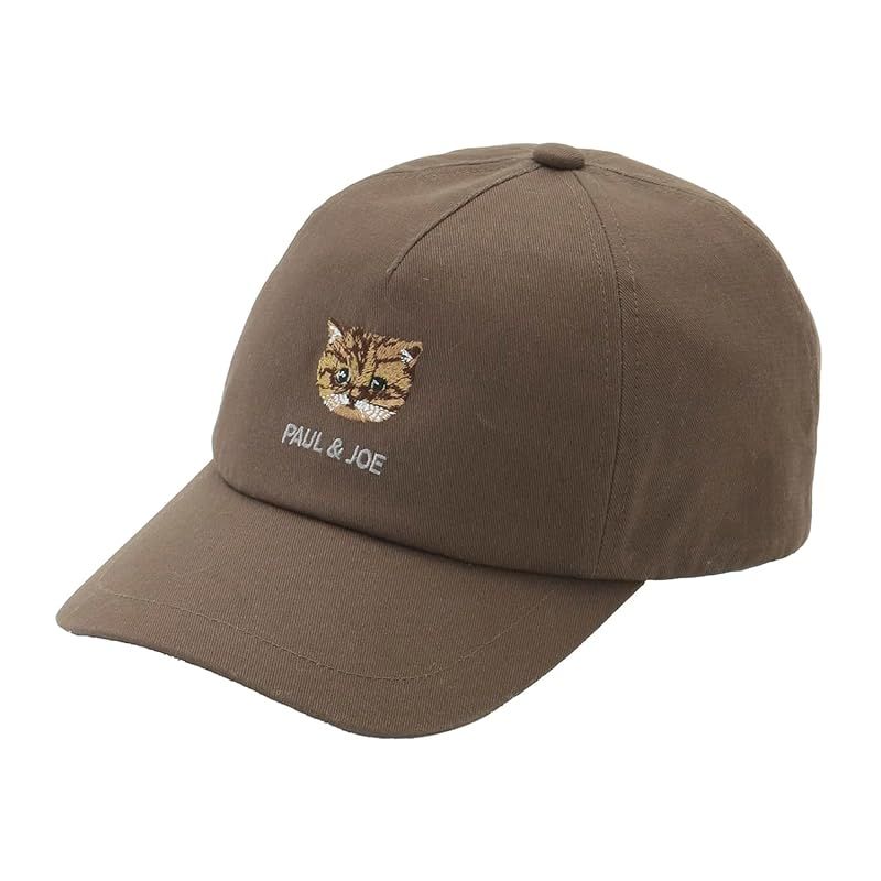 [Paul u0026 Joe] ACCESSOIRES (ポールアンドジョー アクセソワ) ブランドロゴ猫刺繍入り キャップ 69439 ダークブラウン 0