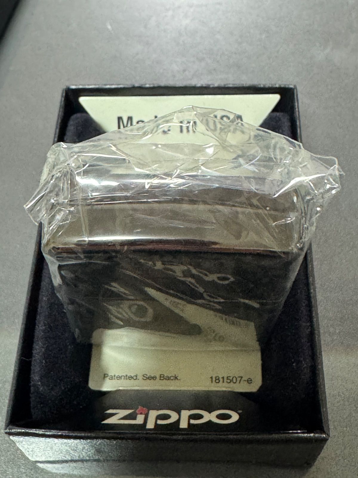 zippo 暁の護衛 罪深き終末論 南条薫 ブラックメタリック 前面加工品 