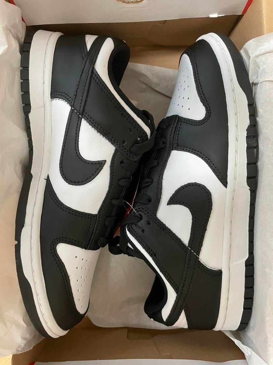 【Bunjang商品韓国直送】NIKE(ナイキ) ダンク ロー ブラックu0026ホワイト 265