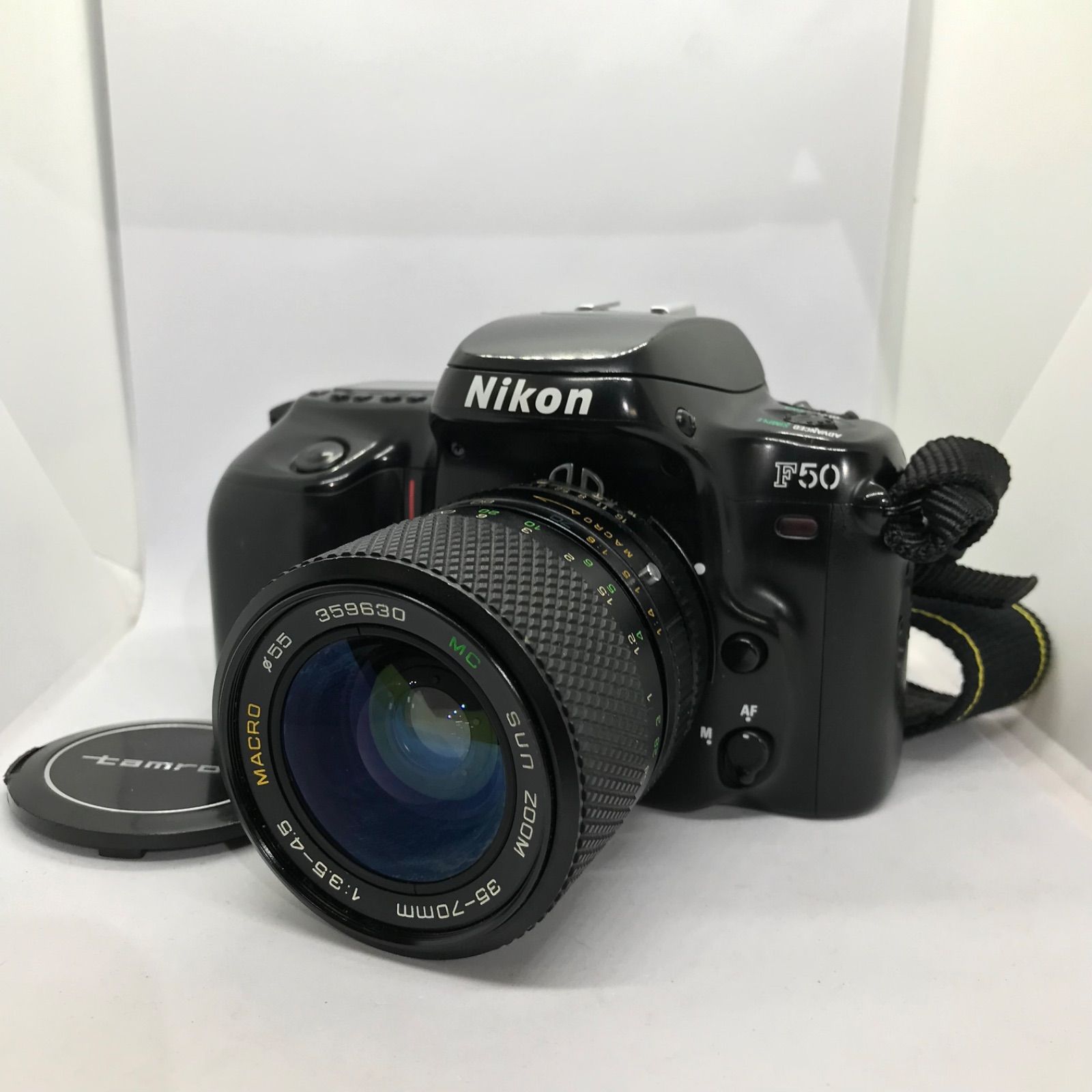 動作未確認】Nikon ニコン F50 フィルムカメラ 一眼レフ サン光機 ズームレンズ セット - メルカリ